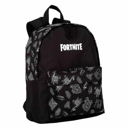 Schulrucksack Fortnite Dark black Schwarz 41 x 31 x 13,5 cm Reflektierend von Fortnite, Kinderrucksäcke - Ref: S2436090, Prei...