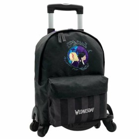 School Rucksack with Wheels Wednesday 43 x 31 x 13,5 cm by Wednesday, Children's Backpacks - Ref: S2436112, Price: 53,93 €, D...