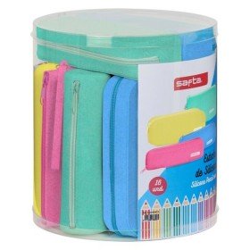 Dreifaches Mehrzweck-Etui Munich Basic Grau 22 x 12 x 3 cm | Tienda24 - Global Online Shop Tienda24.eu