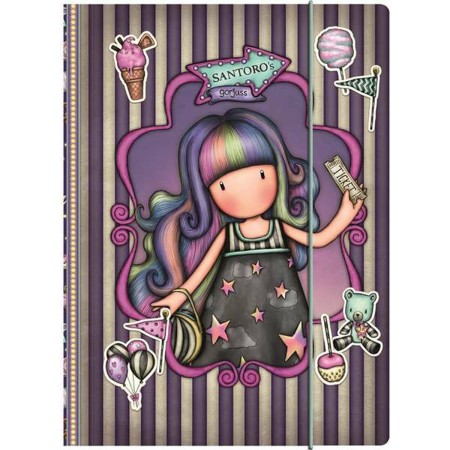 Agenda Gorjuss Fairground Up and Away Viola A4 24,8 x 9 x 33,4 cm di Gorjuss, Blocchi appunti e taccuini - Rif: S2438524, Pre...