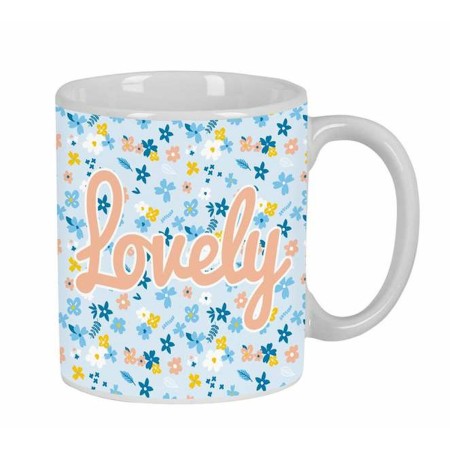 Tasse mug Moos Lovely Bleu clair 350 ml Grand de Moos, Tasses - Réf : S2439857, Prix : 6,04 €, Remise : %