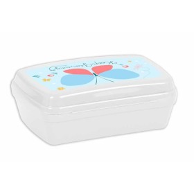 Caixa Sanduíche BlackFit8 Mariposa Azul Claro 17 x 6 x 14 cm de BlackFit8, Armazenamento de alimentos - Ref: S2439902, Preço:...