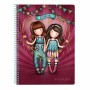 Caderno de Argolas Gorjuss Fireworks Grená 15,5 x 22 x 1 cm de Gorjuss, Cadernos de argolas - Ref: S2440179, Preço: 3,90 €, D...