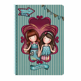 Libreta de Anillas Gorjuss Fireworks Granate 21,5 x 31 x 1 cm de Gorjuss, Cuadernos de anillas - Ref: S2440180, Precio: 6,22 ...