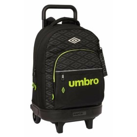 Cartable à roulettes Umbro Lima Noir 33 x 45 x 22 cm de Umbro, Sacs à dos enfant - Réf : S2440554, Prix : 63,07 €, Remise : %