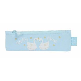 Holdall Glowlab Kids Blue 20 x 6 x 1 cm Swan Narrow by Glowlab Kids, Pencil cases - Ref: S2440912, Price: 5,32 €, Discount: %