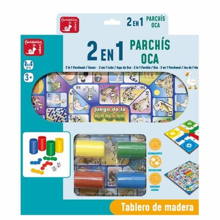 Juego Educativo Juinsa 30 x 30 cm Tablero de Parchís y Oca de Juinsa, Juegos de tablero - Ref: S2442219, Precio: 6,40 €, Desc...