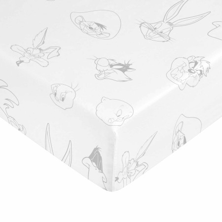 Fitted sheet Looney Tunes Multicolour Super king | Tienda24 Tienda24.eu