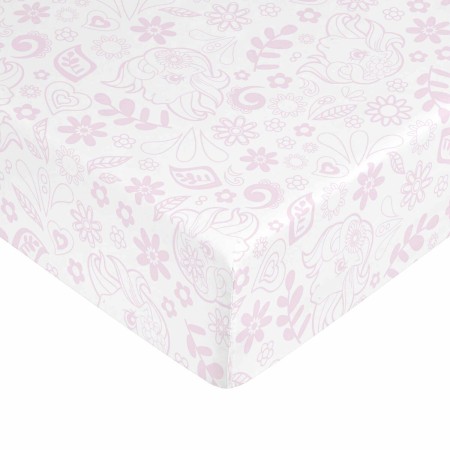 Fitted bottom sheet My Little Pony Multicolour Single | Tienda24 Tienda24.eu