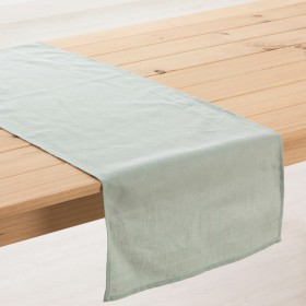 Table Runner Romimex Blue 180 x 30 x 1 cm | Tienda24 Tienda24.eu