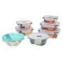 Set di scatole porta pranzo Luminarc Pure Box Active (7 pcs) Cristallo Bicolore (7 Pezzi) (3 Pezzi) (43 x 32 x 18 cm) di Lumi...