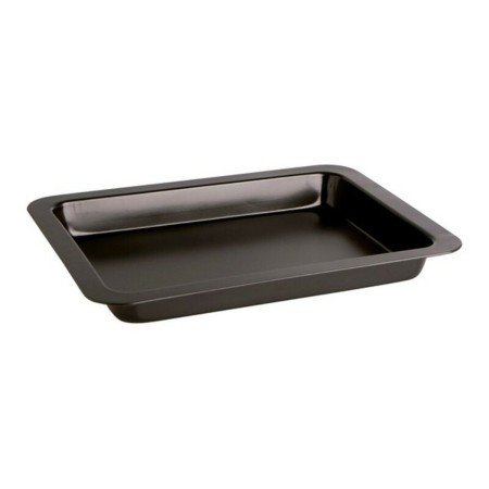 Bandeja para Forno Antiaderente Quid Sweet Grey Preto Metal 42 x 32 x 4 cm de Quid, Tabuleiros de forno - Ref: S2701613, Preç...