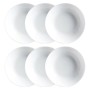 Plate set Luminarc Diwali 6 pcs White Glass by Luminarc, Plates and dishes - Ref: S2702137, Price: 16,83 €, Discount: %