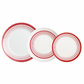 Assietes Arcopal 5753400 Rouge Blanc Multicouleur verre 18 Pièces de Arcopal, Services complets - Réf : S2703806, Prix : 35,3...