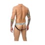 Tanga Mob Eroticwear Blanco Negro L de Mob Eroticwear, Tangas - Ref: M0402354, Precio: 19,75 €, Descuento: %