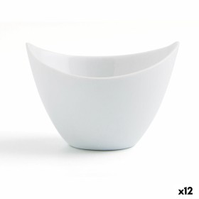 Ciotola per Aperitivi Bidasoa Cosmos Bianco Ceramica 12 cm (6 Unità) | Tienda24 - Global Online Shop Tienda24.eu