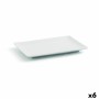 Snack tray Quid Gastro Fun White Ceramic 20 x 13 x 2 cm (6 Units) | Tienda24 - Global Online Shop Tienda24.eu