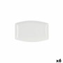 Fuente de Cocina Quid Gastro Cuadrado Cerámica Blanco (25,2 x 16 x 2 cm) (6 Unidades) | Tienda24 - Global Online Shop Tienda24.eu