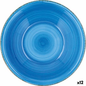 Tablett für Snacks La Mediterránea Chester Blau Oval 25,3 x 13,5 x 2,6 cm (12 Stück) | Tienda24 - Global Online Shop Tienda24.eu