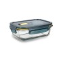 Hermetic Lunch Box Quid Astral Rectangular 640 ml Blue Glass (12 Units) by Quid, Food storage - Ref: S2709901, Price: 50,84 €...