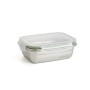 Boîte à lunch hermétique Bidasoa Theo 17 x 13 x 6 cm 550 ml Argenté Métal (6 Unités) de Bidasoa, Stockage des aliments - Réf ...