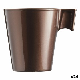 Caneca Luminarc Flashy Castanho 80 ml Vidro (24 Unidades) de Luminarc, Canecas - Ref: S2710354, Preço: 83,64 €, Desconto: %