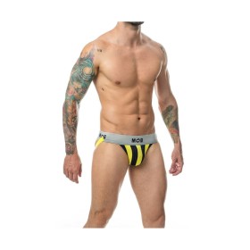 Tanga Mob Eroticwear Amarillo Negro S de Mob Eroticwear, Tangas - Ref: M0402358, Precio: 19,75 €, Descuento: %