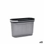 Barattolo Quid City Con coperchio Dispenser 1,2 L Grigio Plastica (12 Unità) di Quid, Conservazione di alimenti - Rif: S27106...