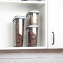 Barattolo Quid City Con coperchio Dispenser 1,2 L Grigio Plastica (12 Unità) di Quid, Conservazione di alimenti - Rif: S27106...