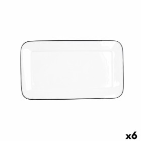 Recipiente de Cozinha Bormioli Toledo Branco Vidro Oval 30 x 21 x 2,7 cm (24 Unidades) | Tienda24 - Global Online Shop Tienda24.eu