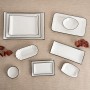 Vassoio per aperitivi Quid Gastro Bianco Nero Ceramica 20,5 x 11 x 3,5 cm (12 Unità) | Tienda24 - Global Online Shop Tienda24.eu