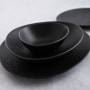 Bowl Bidasoa Fosil Black Ceramic Oval 14 x 12,4 x 4,8 cm (12 Units) by Bidasoa, Bowls and large cups - Ref: S2711610, Price: ...