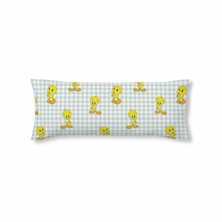 Taie d'oreiller Looney Tunes Tweety Vichy Vert Multicouleur 175 Fils 45 x 125 cm | Tienda24 Tienda24.eu