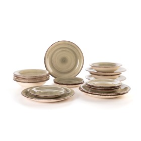 Geschirr-Set Quid Duna Beige aus Keramik 12 Stücke | Tienda24 - Global Online Shop Tienda24.eu