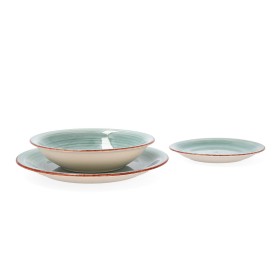 Tableware Quid Vita Aqua Blue Ceramic 18 Pieces by Quid, Combination Sets - Ref: S2712198, Price: 44,66 €, Discount: %