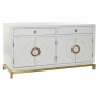 Aparador DKD Home Decor Kamakura Blanco Dorado Metal Álamo 150 x 50 x 80 cm (150 x 50 x 80 cm) de DKD Home Decor, Armarios y ...