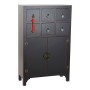 Chest of drawers DKD Home Decor Black Red Multicolour Fir MDF Wood Oriental 63 x 27 x 101 cm | Tienda24 - Global Online Shop Tienda24.eu