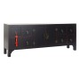 TV furniture DKD Home Decor Black Multicolour Wood Fir MDF Wood 130 x 24 x 51 cm | Tienda24 - Global Online Shop Tienda24.eu