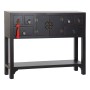 Console DKD Home Decor Sapin Noir 95 x 24 x 79 cm Bois MDF de DKD Home Decor, Tables - Réf : S3011188, Prix : 185,00 €, Remis...