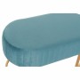 Bench DKD Home Decor 8424001829804 Blue Golden Metal Velvet (90 x 50 x 45 cm) by DKD Home Decor, Chairs - Ref: S3015996, Pric...