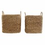 Set de basket DKD Home Decor Naturel Marron Boho de DKD Home Decor, Boîtes et coffres de rangement - Réf : S3018477, Prix : 1...