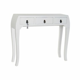 Consola DKD Home Decor Blanco Plata Abeto Madera MDF (96 x 26 x 80 cm) de DKD Home Decor, Mesas - Ref: S3022116, Precio: 145,...