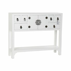 Console DKD Home Decor White Silver Fir MDF Wood (95 x 24 x 79 cm) by DKD Home Decor, Tables - Ref: S3022117, Price: 185,00 €...