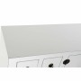 Consola DKD Home Decor Blanco Plata Abeto Madera MDF (95 x 24 x 79 cm) de DKD Home Decor, Mesas - Ref: S3022117, Precio: 185,...