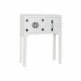 Console DKD Home Decor Blanc Argent Sapin Bois MDF (63 x 26 x 83 cm) | Tienda24 - Global Online Shop Tienda24.eu