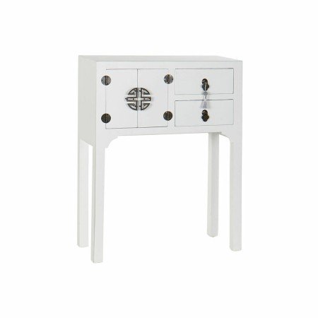 Consola DKD Home Decor Blanco Plata Abeto Madera MDF (63 x 26 x 83 cm) | Tienda24 - Global Online Shop Tienda24.eu