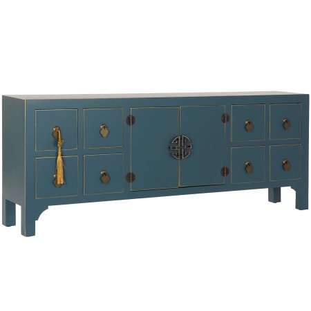 TV furniture DKD Home Decor Fir Dark blue MDF Wood 130 x 24 x 51 cm by DKD Home Decor, TV tables and stands - Ref: S3023781, ...