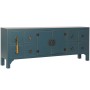 Meubles de télévision DKD Home Decor Sapin Bleu foncé Bois MDF 130 x 24 x 51 cm de DKD Home Decor, Tables et supports de télé...