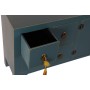 Meubles de télévision DKD Home Decor Sapin Bleu foncé Bois MDF 130 x 24 x 51 cm de DKD Home Decor, Tables et supports de télé...