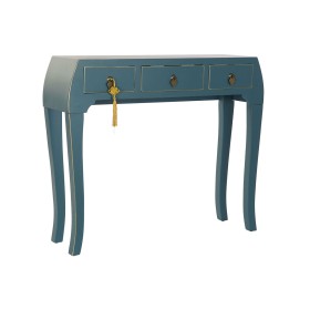 Mesa de apoio Alexandra House Living Preto Cinzento Eik Metal Madeira MDP 43 x 60 x 43 cm | Tienda24 - Global Online Shop Tienda24.eu